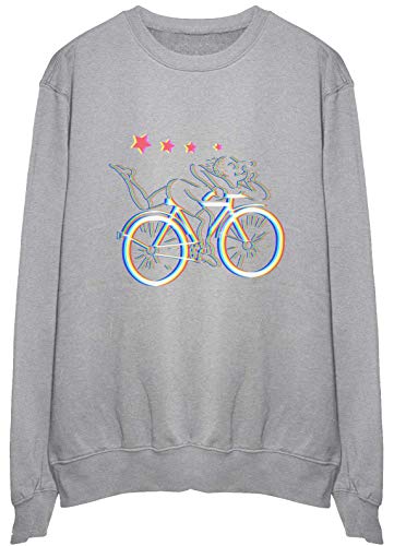 Sweatshirt Bicycle Ride on LSD vêtement imprimé original pull oversize XXL