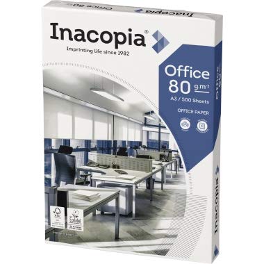 Inacopia Kopierpapier office DIN A3 80g/qm 500 Blatt