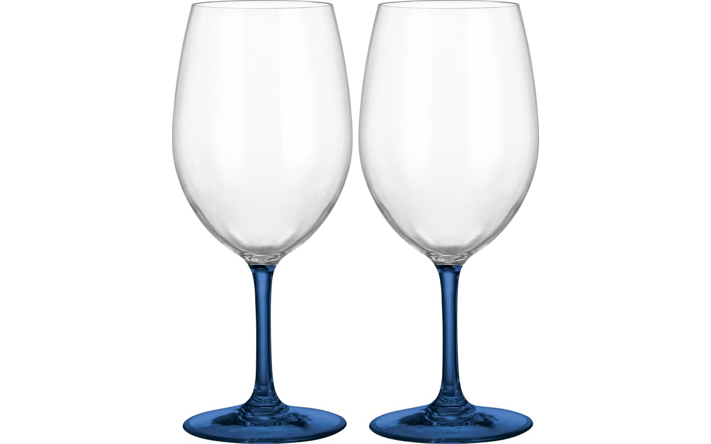 BRUNNER 0830184N.C22 Elegant Unbreakable Wine Glasses, Wineglass Thango Blue 2 Pcs, 60 Cl