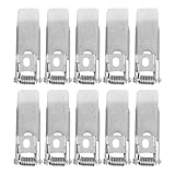 Polyvalents : ces clips à ressort sont polyvalents et peuvent être utilisés avec divers luminaires tels que des spots encastrés, des spots et des plafonniers, adaptés à différents environnements. petits clips à ressort, luminaires de plafond