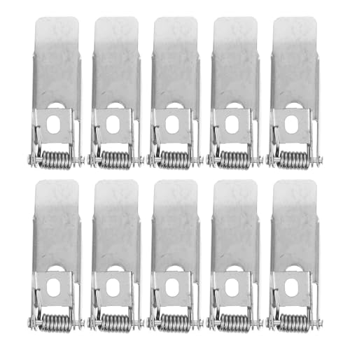 GETAJGHSD Pinces Ressorts Lot de 10 pour Spots Encastrés et Plafonniers, Fixation Stable pour Éclairage LED Encastré, Utilisation Polyvalente en Intérieur Bureaux et Habitations