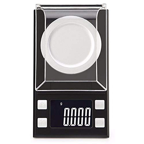 Basage 10G Electronic Scales 0.001 Lcd Digital Scale Jewelry Medicinal Herbs Portable Lab Weight Milligram Scale