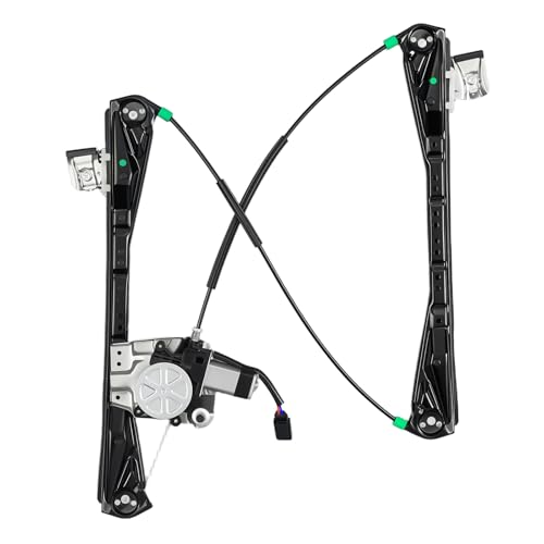 Image of BDFHYK 741-877 Power Window Regulator with Motor Front Right Compatible with Jaguar S-Type 2000-2002, Lincoln LS 2000-2002