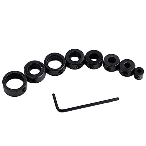 Bolu Stop de profondit ¨ ¤, 7 – 8 piezas Juego de abrazadera de paso para 3 -12 mm, 3 – 16 mm de profondit ¨ ¤ de paso anillo perforadas posizionatore profondit ¨ ¤ limitador profondit ¨ ¤ de arresto