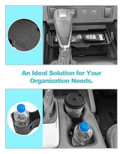 Image of CDEFG 2Pcs for 2025 Nissan Frontier Center Console Organizer for 2022-2025 Nissan Frontier Accessories Middle Console Storage Box Cup Holder
