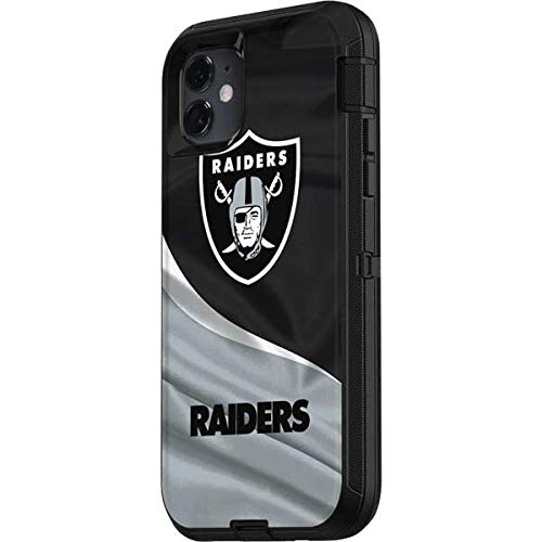 Skinit Decal Skin Compatible with OtterBox Defender iPhone 11 Case - Officially Licensed NFL Las Vegas Raiders Design