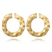 Produktbild Ohrringe, elegant, rund, Kreis, goldfarben, gehämmert,  Esprit Glamour Boho Bohemian Chic Ethno-Stil Tribal  leichtes Design  ideales Geschenk für Damen und Mädchen