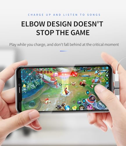 UBRONIK-2-in-1-Dual-Lightning-Port-Cable-Connector-Headphone-Audio-Jack-Charging-Splitter-OTG-iPhone-Convertor-Adapter-Compatible-with-All-iOS-Devices-iOS-13-or-Above