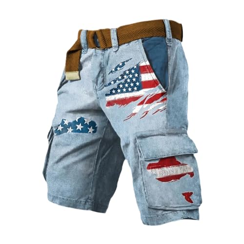 Short cargo homme multi-poches idéal pour les pique-niques et vacances d'été