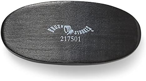 Brush Strokes Extra Soft Oval Military Brush, Pure Boar Bristles, Stimulates Scalp, Shaping