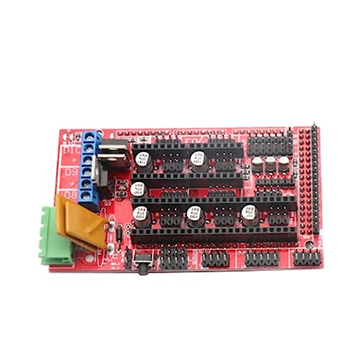 EJPPDHCO Zestaw drukarki 3D Kontroler RAMPS 1.4 + płyta Mega 2560 + 5 sztuk A4988 Sterownik silnika krokowego + LCD 12864