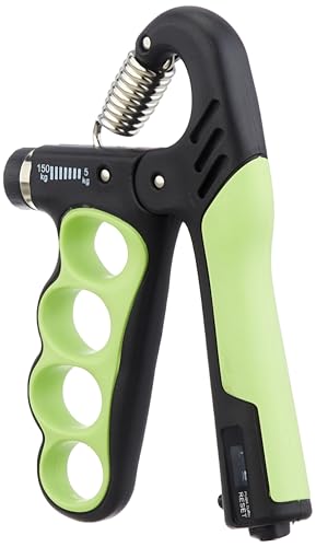 Image of Btag Advanced Hand Grip Exerciser with Counter - Heavy-Duty 100 KG Forearm & Wrist Strength Trainer (Green)
