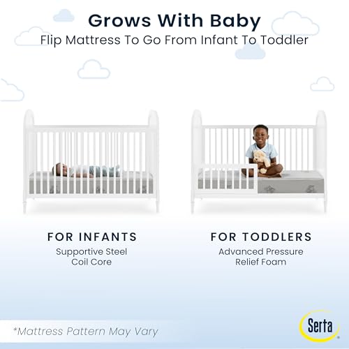 Serta Perfect Start Deluxe Limited Dual Sided Baby Crib Mattress and Toddler Mattress, GREENGUARD Gold Certified, Firm Support, Waterproof, 7 Year Warranty, Made in USA - image 6