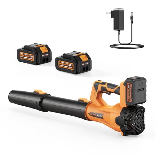 Leaf Blower Cordless, 650 CFM/170 MPH, 6-Speed Levels with 2