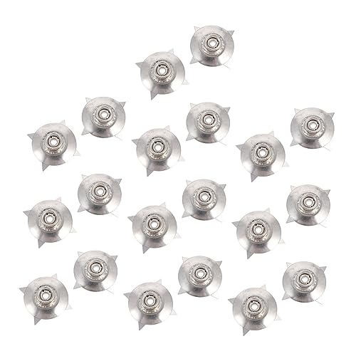 MUSISALY 20pcs Anti-Static Buckle Star Claw ESD Supplies Electrostatic Buckle Grounding Cable Buckle Grounding Wire Anti- Static Buckle Metal Ground Wire Buckle Silver Stainless Steel