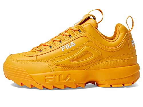 Fila Disruptor II Premium Fashion Sneaker Marigold/White/Marigold 5 B (M)