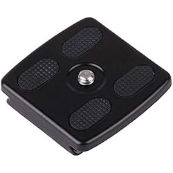 Tripode Zomei Q666 Placa de liberación rápida Universal para Trípode BONFOTO B690A B168, para ZOMEi Trípode Z669C Q555 Q666