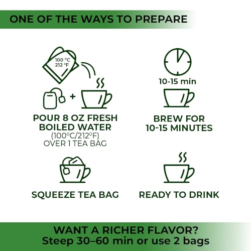 Image of 30 Bags Plantain Leaf Herb Tea Dried Plaintains Leaves (Plantago Major) - 30 Count 2g Tea Bags Greater Broadleaf Plantain Leaf Llanten