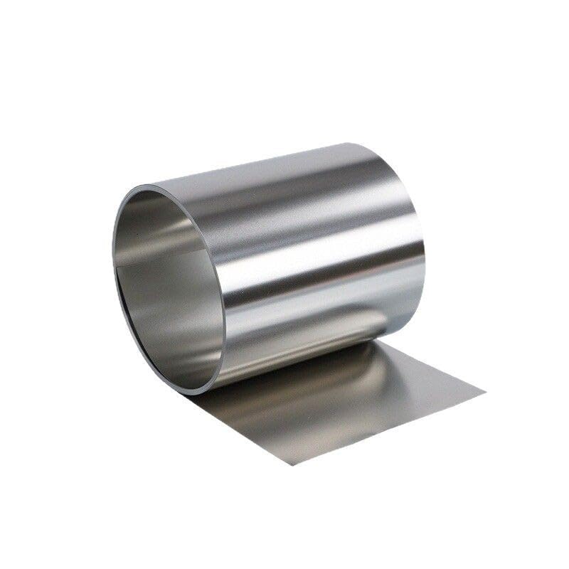 Nastro Acciaio Inox 304 0,12-1mm, Lamiera Inox Sottile 10-600mm Larghezza, Lunghezza 1m, Taglio Laser(0.5mm*80mm)