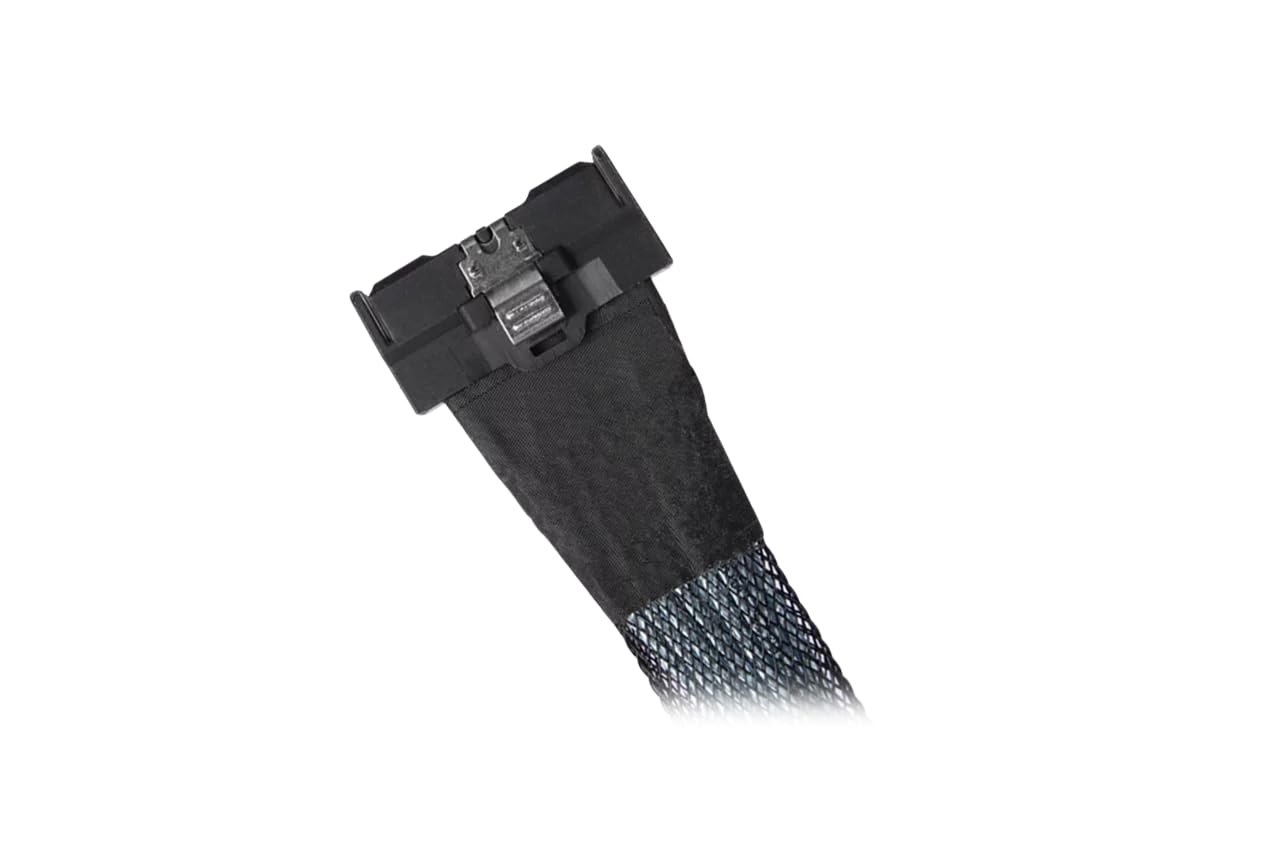ICY DOCK MB410L-B Data Cable - 1x MCIO SFF-TA-1016 8i to 1x SlimSAS SFF-8654 8i Length 50 cm