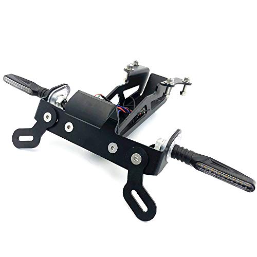 License Plate Holder Rear Tail Tidy Fender Eliminator Kit & LED Turn Signal For YAMAHA Tracer 900/GT 2018-2020,MT-09 Tracer/FJ-09 2015-2020