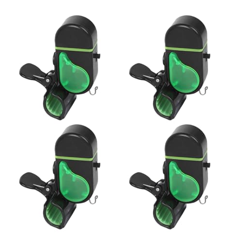 釣りバイトアラーム敏感な LED ライト電子音アラーム警告ベルクリップオン魚ロッド耐久性のあるアラームツールアクセサリー