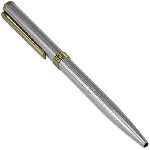 Stylo à bille de précision fini les fuites d'encre avec le corps en argent