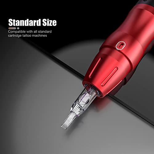 Image of Wormhole Tattoo Cartridge Needles, 20pcs 7F Disposable Tattoo Needle Cartridges Standard 7 Flat Shader for Tattoo Pen Tattoo Cartridge Machine Permanent Makeup Tattoo Supplies (1207F)