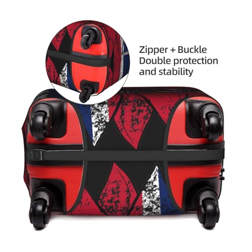 Travel Luggage Cover Vintage Sunflower Norway Norwegians Flag Fashion Washable Baggage Suitcase Protector Fit For Luggage Large3