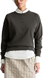 Marc OߴPolo Denim Damen Sweatshirt aus Bio-Baumwolle mit Raglanärmeln, Grau (Charcoal), S