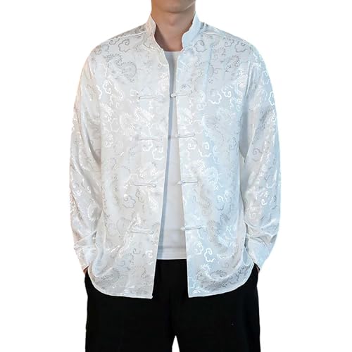 Costume Tang homme en lin et chanvre pour Tai Chi et Kung Fu