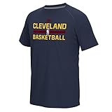 adidas Cleveland Cavaliers Men's Navy On-Court Climalite T-Shirt (Small)