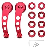 Manivelles de lève-vitre : modernisez l'intérieur de votre voiture et remplacez vos anciennes manivelles de lève-vitre manquantes par cette paire de manivelles en aluminium