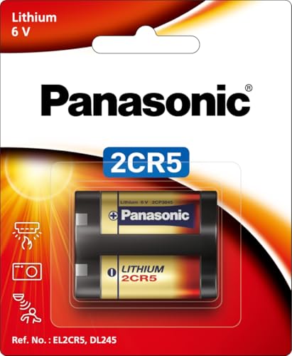 Batería Panasonic 2CR5 de litio para cámara