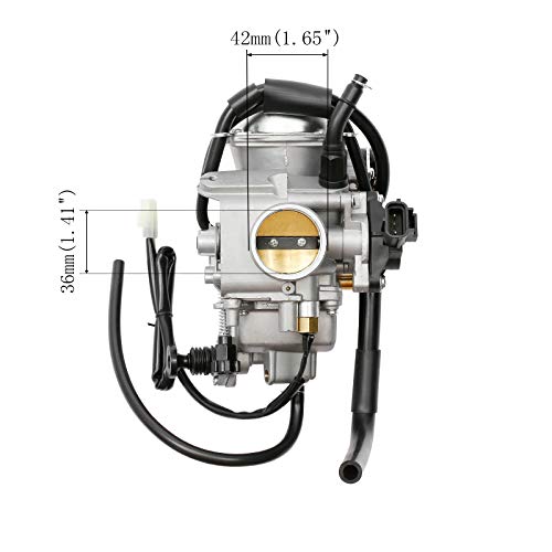 Image of Carburetor for 2001-2005​ Honda Foreman Rubicon 500 TRX500, 2005-2011 Honda Fourtrax Foreman 500 TRX500FE TRX500FM TRX500FPE TRX500FPM TRX500TM