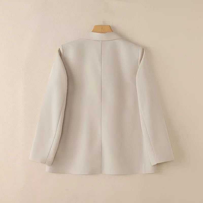 Veste élégante décontractée col revers blazer léger de bureau - 3