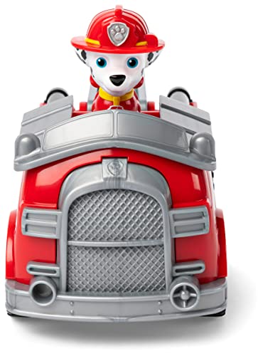 PAW Patrol, Feuerwehr-Fahrzeug mit Marshall-Figur (Basic Vehicle/Basis Fahrzeug), Spielzeugauto, ab 3 Jahren