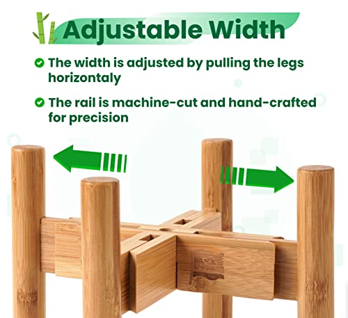 Dog Feeder Bowl Stand for Small to Medium Dogs - Adjustable Width Fits 6 to 8 Inches Bowls, Holder for Raised Elevated… - Image 4