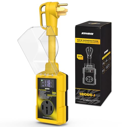 Image of Kohree RV Surge Protector 50 Amp, Power Surge Voltage Protection 16000J