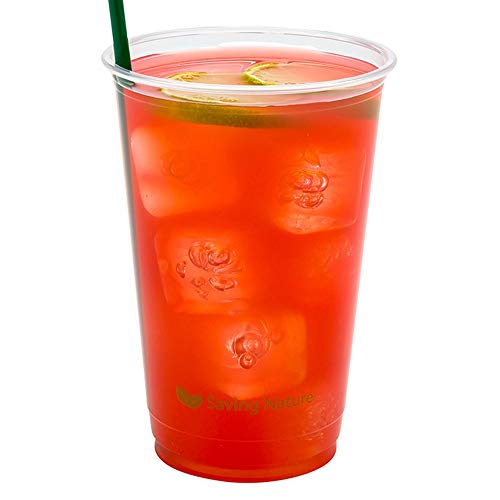 Image of Restaurantware Plastic Drinking Cups 1000 Count of 16 Ounce Clear Plastic Cold Cups, PLA, Sustainable, Freezer-safe, For Cold Beverages, Parties, and Catering Events