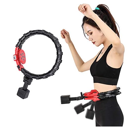 CUBYTER Non-Dropping Smart Magnetic Exercise Hula Hoop with a 360 Degree Adjustable Belt for Abs Workout