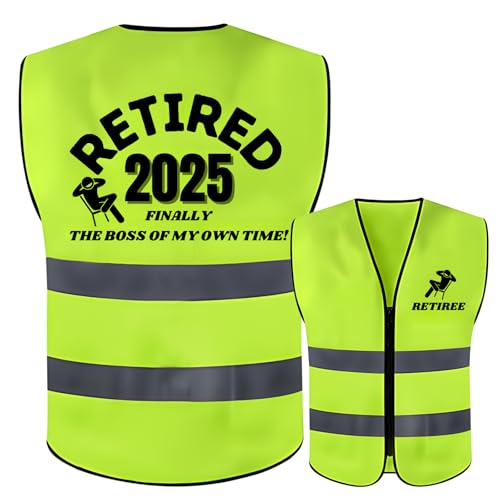 LynixTrade Funny Retirement Gifts for Men and Women Funny, Happy Retirement Decorations and Gift Ideas for Man and Women, Personalised Presents for Dad Birthday and Leaving Colleagues Friends