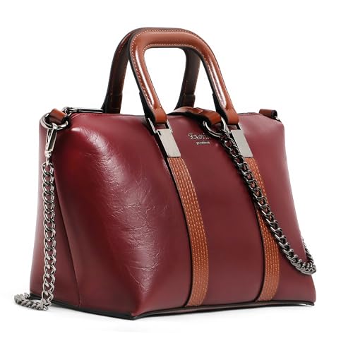 Image of EXOTIC Solid Pattern Elegance Hand Bag For Women | Chain Handle | Shopping Bag | Occasional Bag | Perfect for Gift