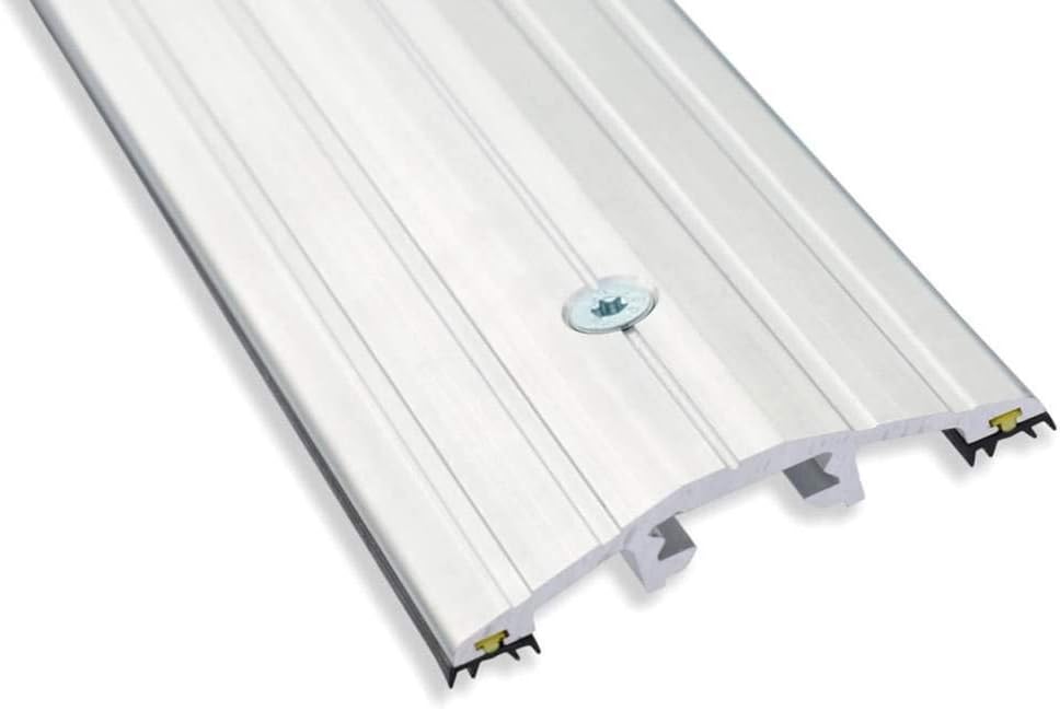 Weather Stop 15mm High Commercial Door Threshold Seal Kit 2.0m (6'6") | Aluminium | Fixings Included