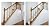 Adjustable Angle Connectors with Shoes for Easy Installation of 1/2" Hollow Metal Balusters (12 Connectors 12 Flat Shoes)