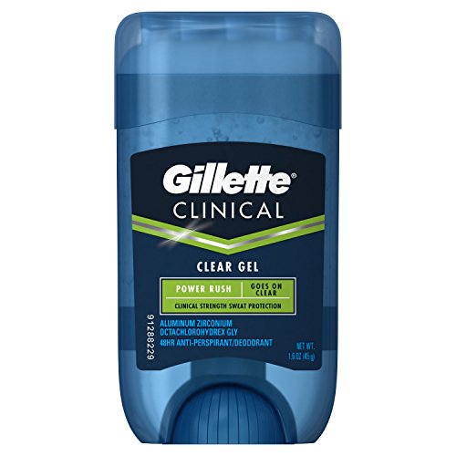 Gillette Clinical Clear Gel Sport Power Rush Antiperspirant and Deodorant, 1.6 oz Packaging may Vary Gillette Clinical Clear Gel Sport Power Rush Antiperspirant and Deodorant, 1.6 oz Packaging may Vary