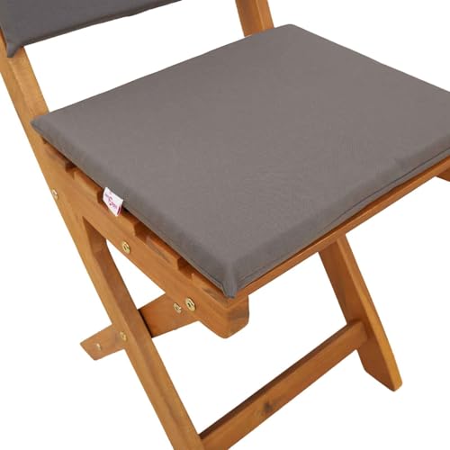Chaises de bistrot d'extérieur pliables en bois pour petits espaces