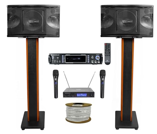 Audiosavings Bundle: (1) Pair Rockville KPS80 Speakers w/ 36