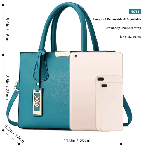Image of CHICAROUSAL Crossbody Purses and Handbags for Women PU Leather Tote Shoulder Bags Top Handle Satchel