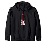 Great Britain Union Jack Electric Guitar British Flag Gift Zip Hoodie
